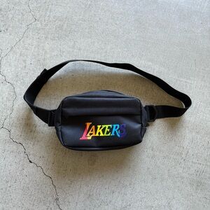 LA Lakers / nwt / pride night 2024 promotion crossbody bag Fanny pack / black